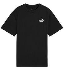 Puma T-shirt - ESS Small Nr 1 Logo Avslappnad - Svart