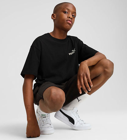 Puma T-Shirt - ESS Small No. 1 Logo Relaxed - Schwarz