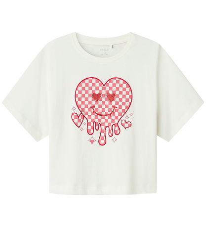 Name It T-shirt - NkfKaren - Cloud Dancer