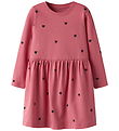 Name It Jurk l/s - NmfVivia - Rapture Rose/W. Dark Sapphire Hea