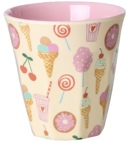 Rice Cups - Melamine - 6 pcs - 160 mL - Pink Fun Fair