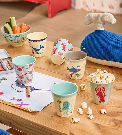 Rice Cups - Melamine - 6 pcs - 160 mL - Blue Ocean