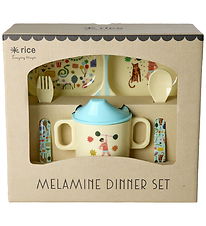 Rice Bestek-Set - Melamine - 4 st. - Mint Fun Fair