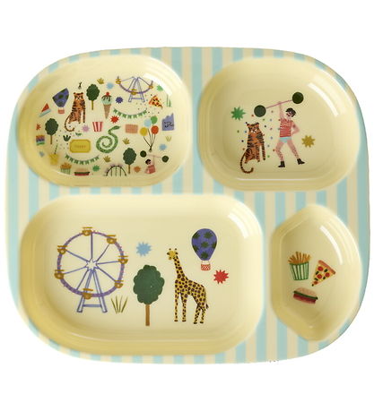 Rice Dinner Set - Melamine - 4 pcs - Mint Fun Fair