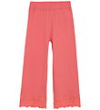 Minymo Trousers - Calypso Coral w. Pointelle