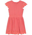 Minymo Klänning - Calypso Coral m. Broderi Anglaise