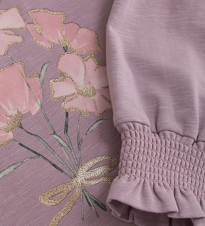 Minymo Blouse - Elderberry w. Print
