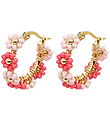 By Stær Earrings - Marrit - Gold Plated/Pink