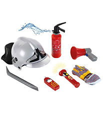 Klein Feuerwehr-Set - Licht und Wasserspray - 7 st. - Rot
