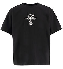 T-Shirt C.P. Company - Noir av. Blanc