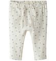 Lil' Atelier Trousers - Rib - NbnLago - Coconut Milk/Blueberry