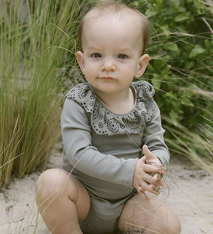 Lil' Atelier Swimsuit - Rib - NbfFola - Forst Fog