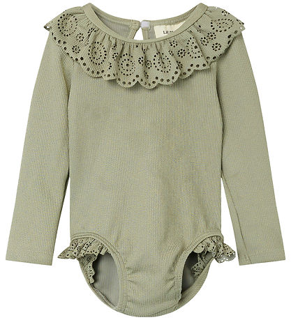 Lil' Atelier Swimsuit - Rib - NbfFola - Forst Fog
