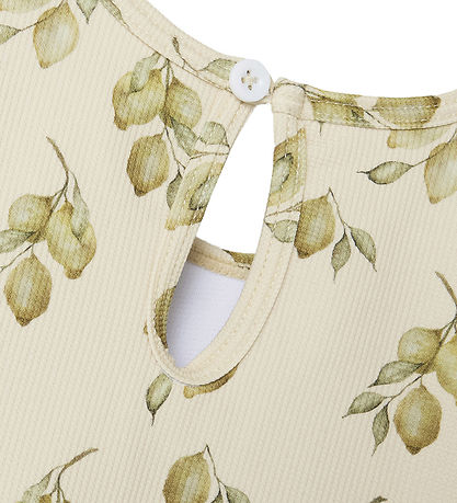 Lil' Atelier Swimsuit - Waffle Fabric - NbfFloria - Turtledove