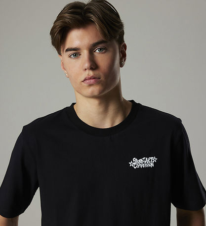 LMTD T-Shirt - NlmStreet - Black/White Print