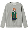 Name It Sweatshirt - NkmPsalko - Grey Melange w. Print