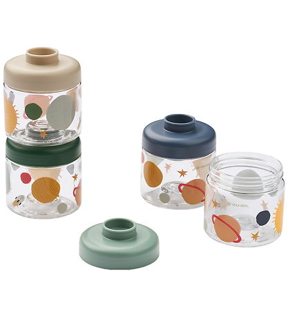 Liewood Food container - Dominique - 4-Pack - Universe/Classic N