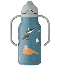 Liewood Vatnsflaska - Kimmie - 250 ml - Arctic Sea/Ocean útsýni