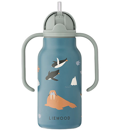 Liewood Water Bottle - Kimmie - 250 mL - Arctic Sea/Ocean view