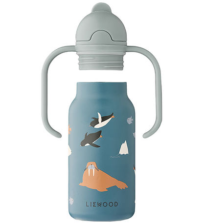 Liewood Water Bottle - Kimmie - 250 mL - Arctic Sea/Ocean view