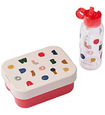 Liewood Nestisbox/Vatnsflaska - Chelsey - Persónur/Sandy
