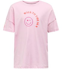 Kids Only T-shirt - Koglia - Roseate Skednäbb/Promenad