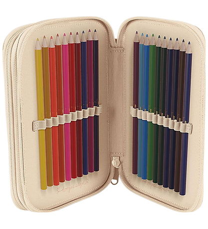 Konges Sløjd Pencil Case w. Contents - Clover - Kaluka