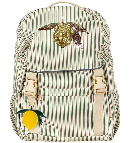 Konges Sløjd School Backpack w. Gym Bag - Clover - Duo Verde