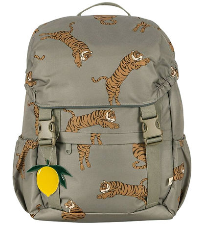 Konges Sløjd School Backpack w. Gym Bag - Clover - Tiger Oak