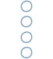 Name It Elastic Hair Bands - 4-Pack - NkfKarla - Dusty Blue