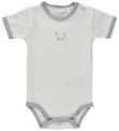 Fixoni Romper s/s - Grijs Gevlekt m. Print