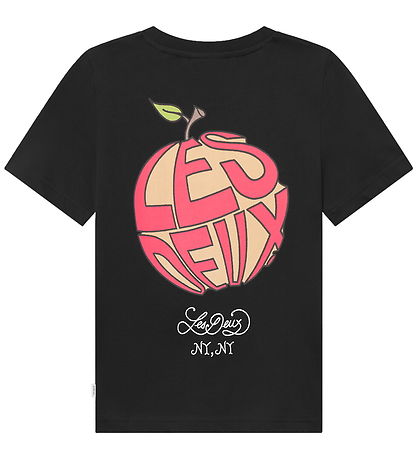 T-Shirt Les Deux - Verger - Noir av. Imprimé