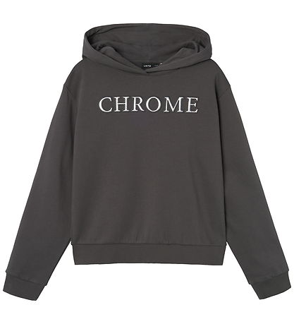 LMTD Hoodie - NlfZilver - Magnet m. Print