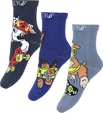 Name It Strumpor - 3-pack - Nmm Norwin - Paw Patrol - Flint Ston