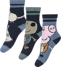 Name It Strumpor - 3-pack - NmmOrla - Greta Gris - Dark Sapphire Name It Strumpor - 3-pack - NmmOrla - Greta Gris - Dark Sapphire