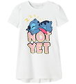 Name It Nachthemd - NmfAsta - Stitch - Bright White