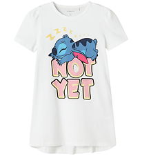 Name It Nattlinne - NmfAsta - Stitch - Bright White