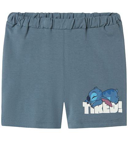 Name It Pyjama Set - 2 Parts - NmmArush - Stitch - Blue Mirage