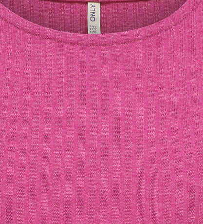 T-Shirt Kids Only - Rib - Noos - KogNella - Raspberry Rose