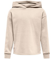 Kids Only Hoodie - Noos - KogFave - Vithätta Grå