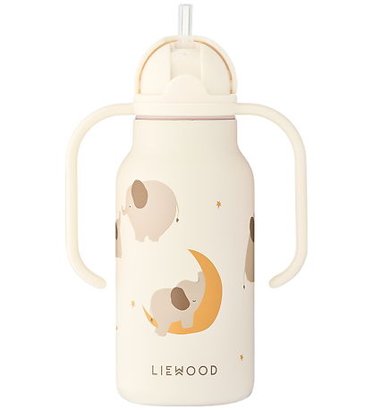 Liewood Water Bottle - Kimmie - 250 mL - Elephant Cream De la Cr