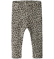 Name It Leggings - NbfLeoana - Peyote m. Leopardtryck