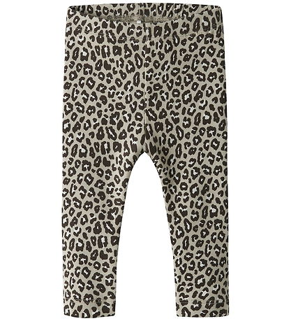 Name It Leggings - NbfLeoana - Peyote m. Luipaardprint