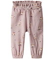 Name It Trousers - NbfLatia - Burnished Lilac w. Print