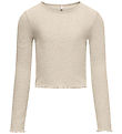 Kids Only Blouse - Rib - KogNella - Pumice Stone/Melange