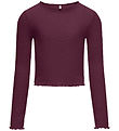 Kids Only Genser - Rib - KogNella - Mauve Wine