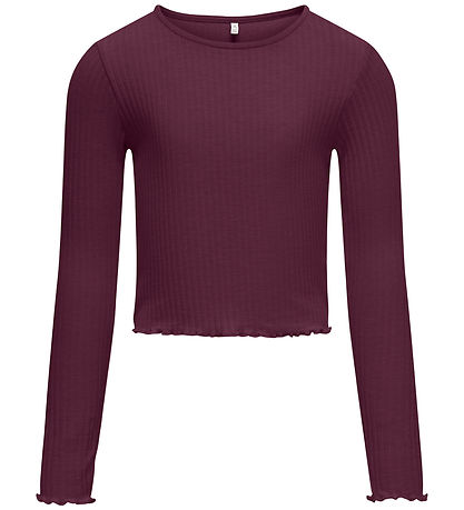 Kids Only Blouse - Rib - KogNella - Mauve Wine