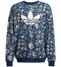 adidas Originals Sweatshirt - Crew - Nindig/Multco m. Blommor