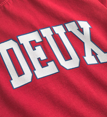 Les Deux T-shirt - Aidan - Scarlet Saga Red w. Logo