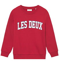 Les Deux Sweatshirt - Aidan - Scarlet Sage w. Logo
